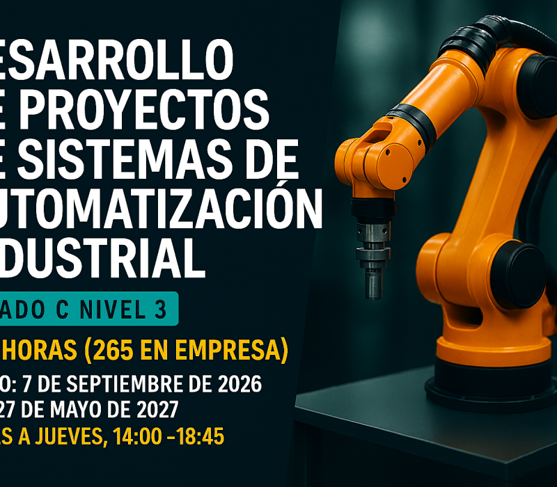 DESARROLLO DE SISTEMAS DE AUTOMATIZACIÓN INDUSTRIAL